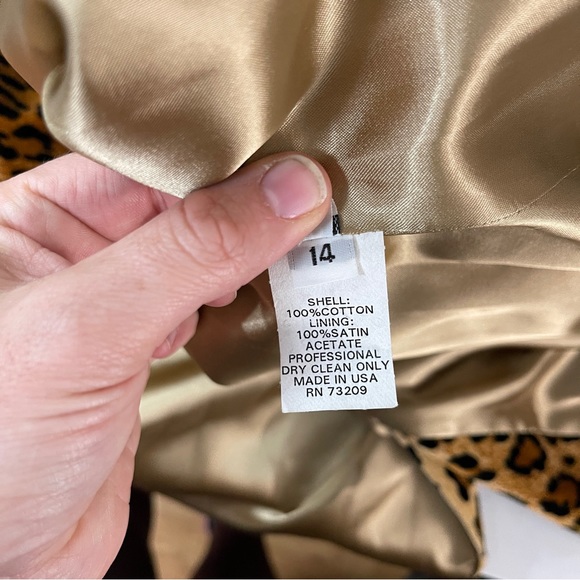 Vintage Marvin Richards Animal Printed Velvet Long Duster Trench Coat USA - Picture 9 of 9